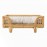 Natural Rattan Square Dog Bed Minimalist Handmade Pet Bed
