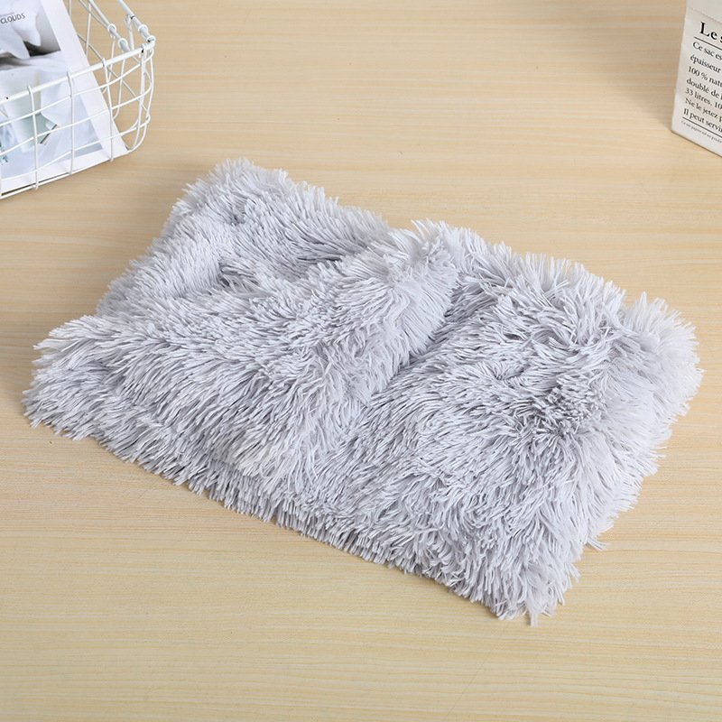 Dog Blanket cat dog pet nest mat double layer Plush in winter