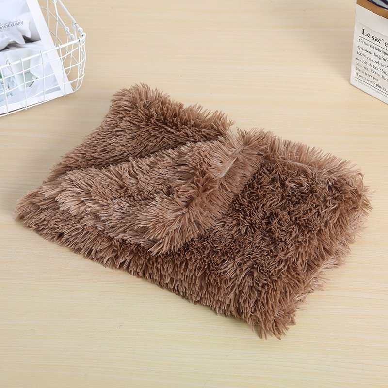 Dog Blanket cat dog pet nest mat double layer Plush in winter