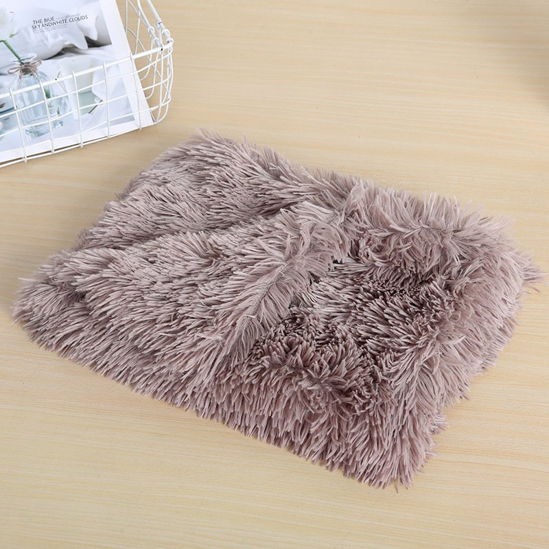Dog Blanket cat dog pet nest mat double layer Plush in winter