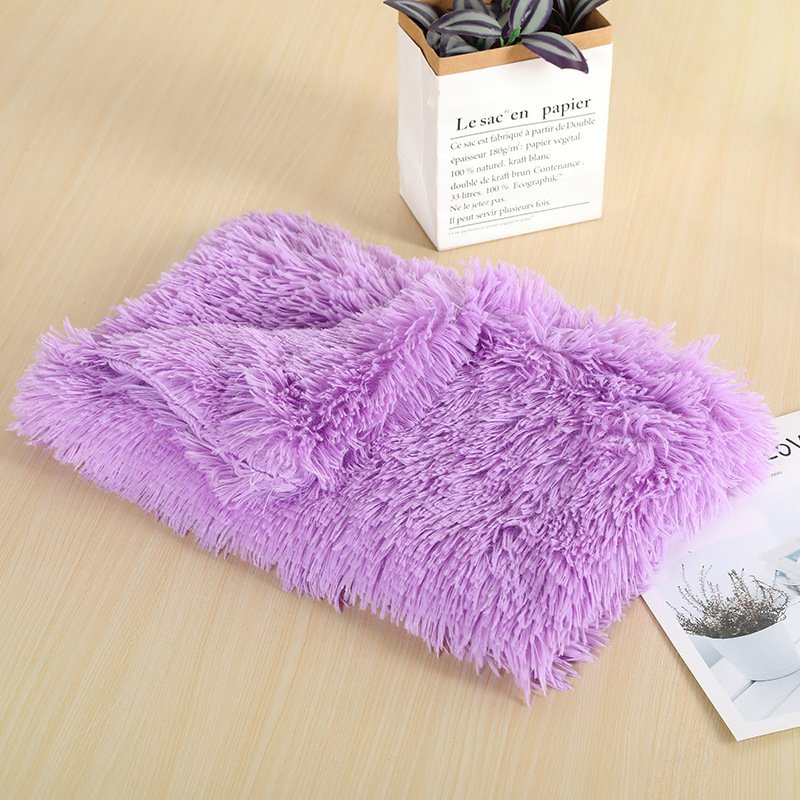 Dog Blanket cat dog pet nest mat double layer Plush in winter