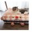 Clown Pet Sleeps In A Cozy Pet Bed