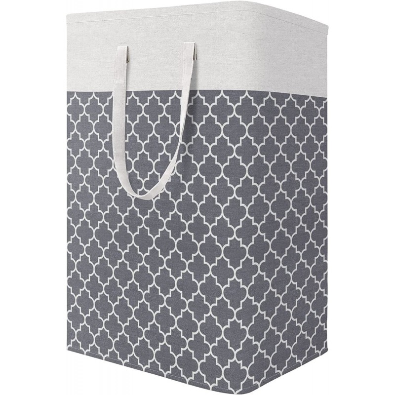 Foldable Moisture-proof Stripes Laundry Basket Dirty Clothes Basket Laundry Basket