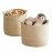 Laundry Basket Woven Cotton String Large Laundry Basket High Laundry Basket Foldable Basket