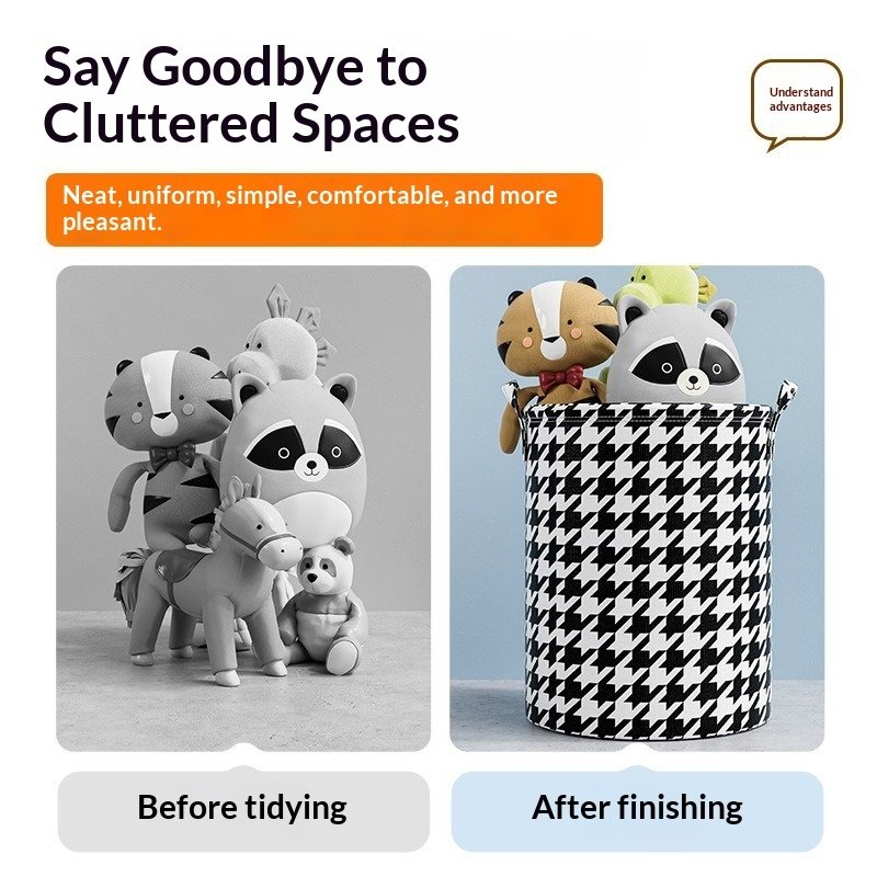 Household Foldable Waterproof Laundry Basket