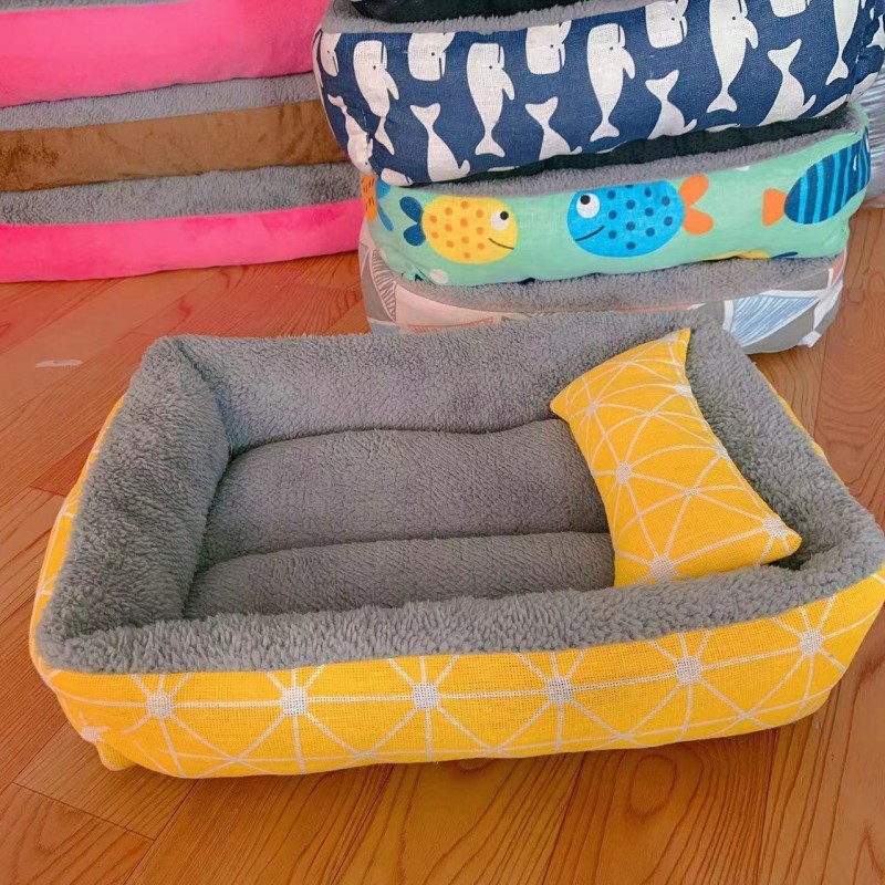Pet Supplies Linen Pet Bed Moisture-proof