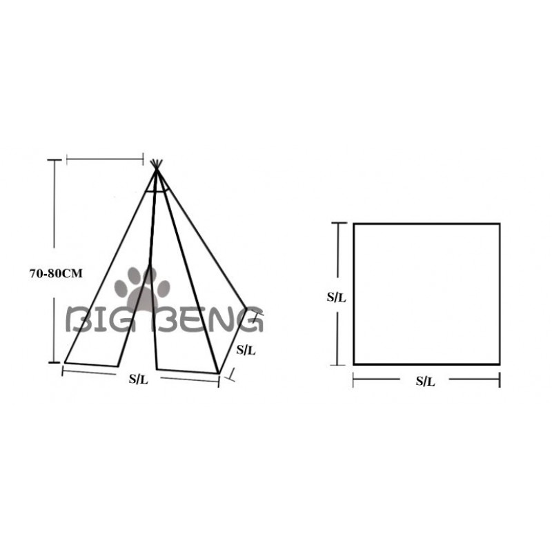 Pet Tent Bed