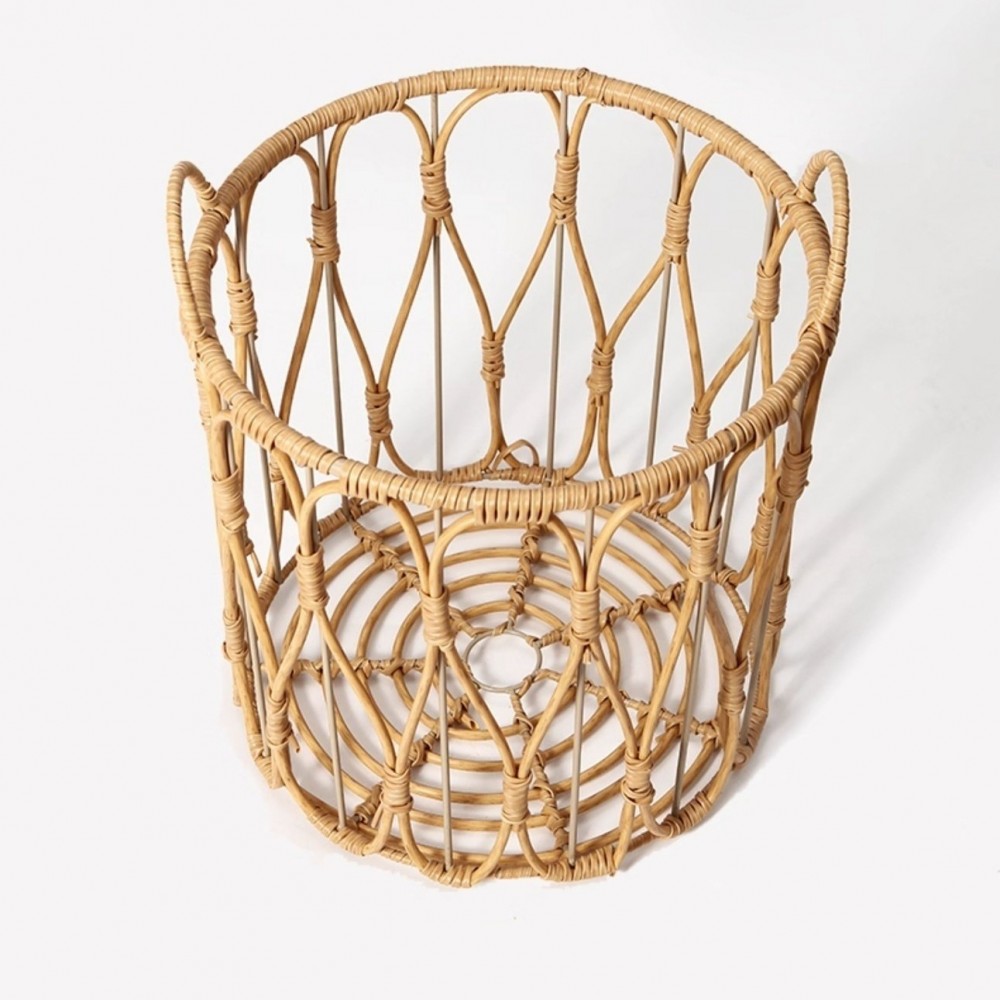 Rattan Storage Basket Woven Dirty Laundry