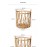 Rattan Storage Basket Woven Dirty Laundry