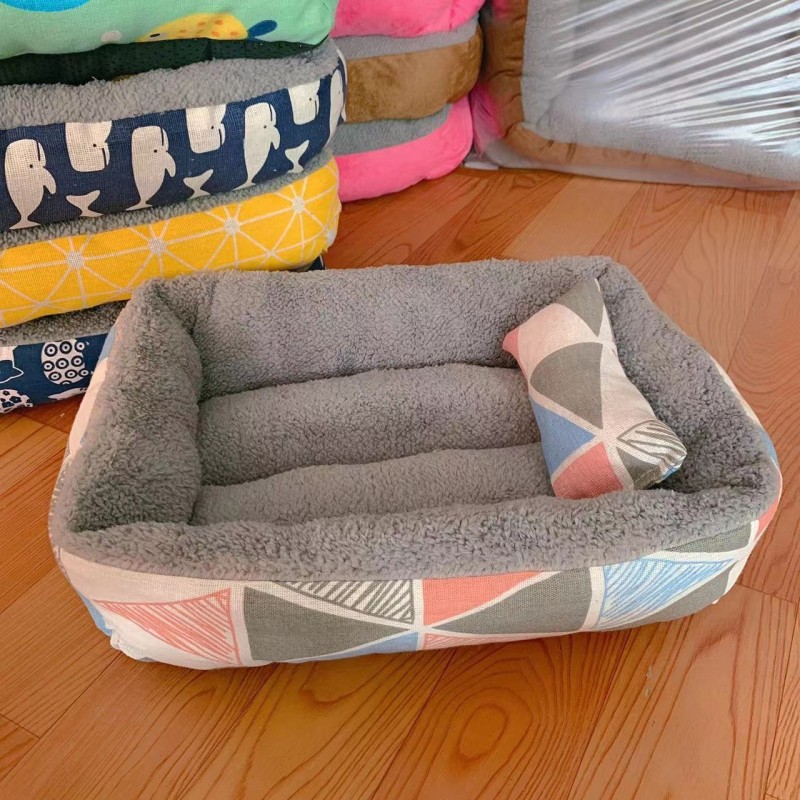Pet Supplies Linen Pet Bed Moisture-proof