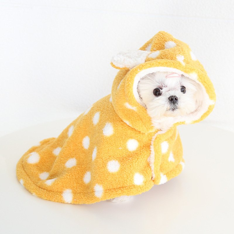 Thickened Fleece-lined Pet Shawl Sleeping Blanket
