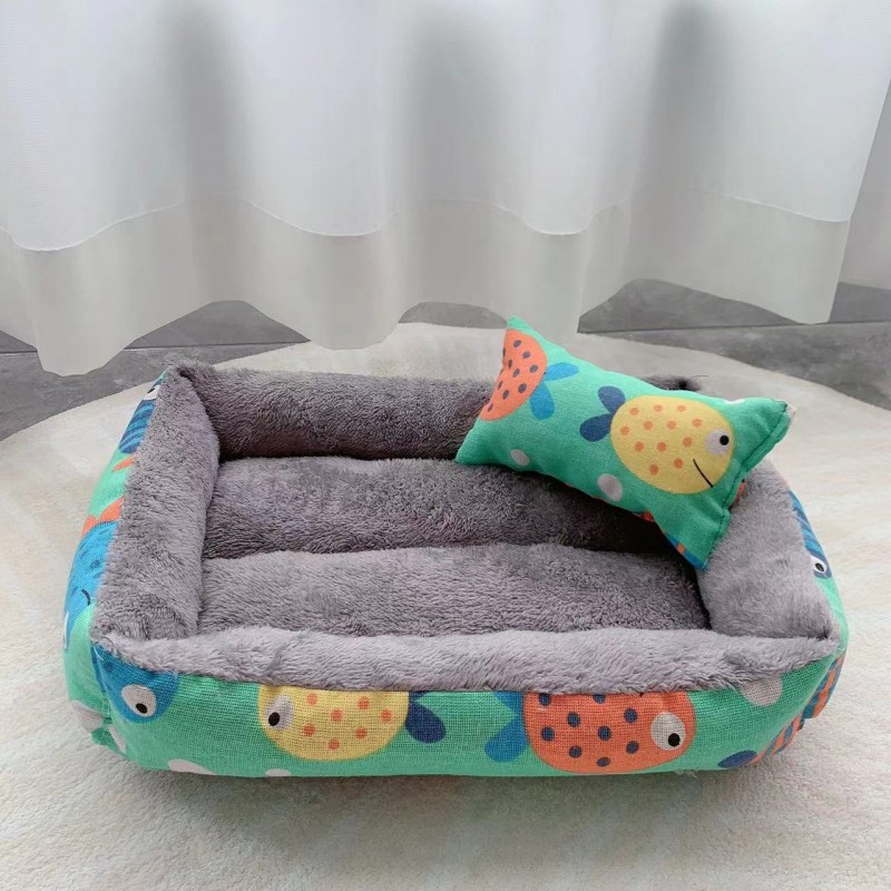 Pet Supplies Linen Pet Bed Moisture-proof