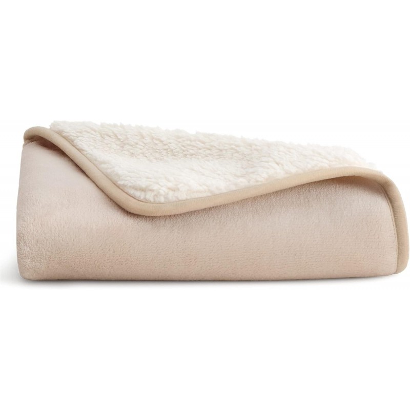 Pet Waterproof Flannel Sherpa Thickened Dog Blanket Cat Mat