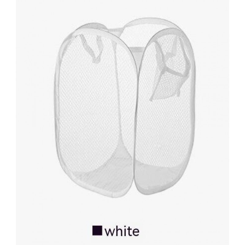 Nylon Mesh Folding Laundry Basket